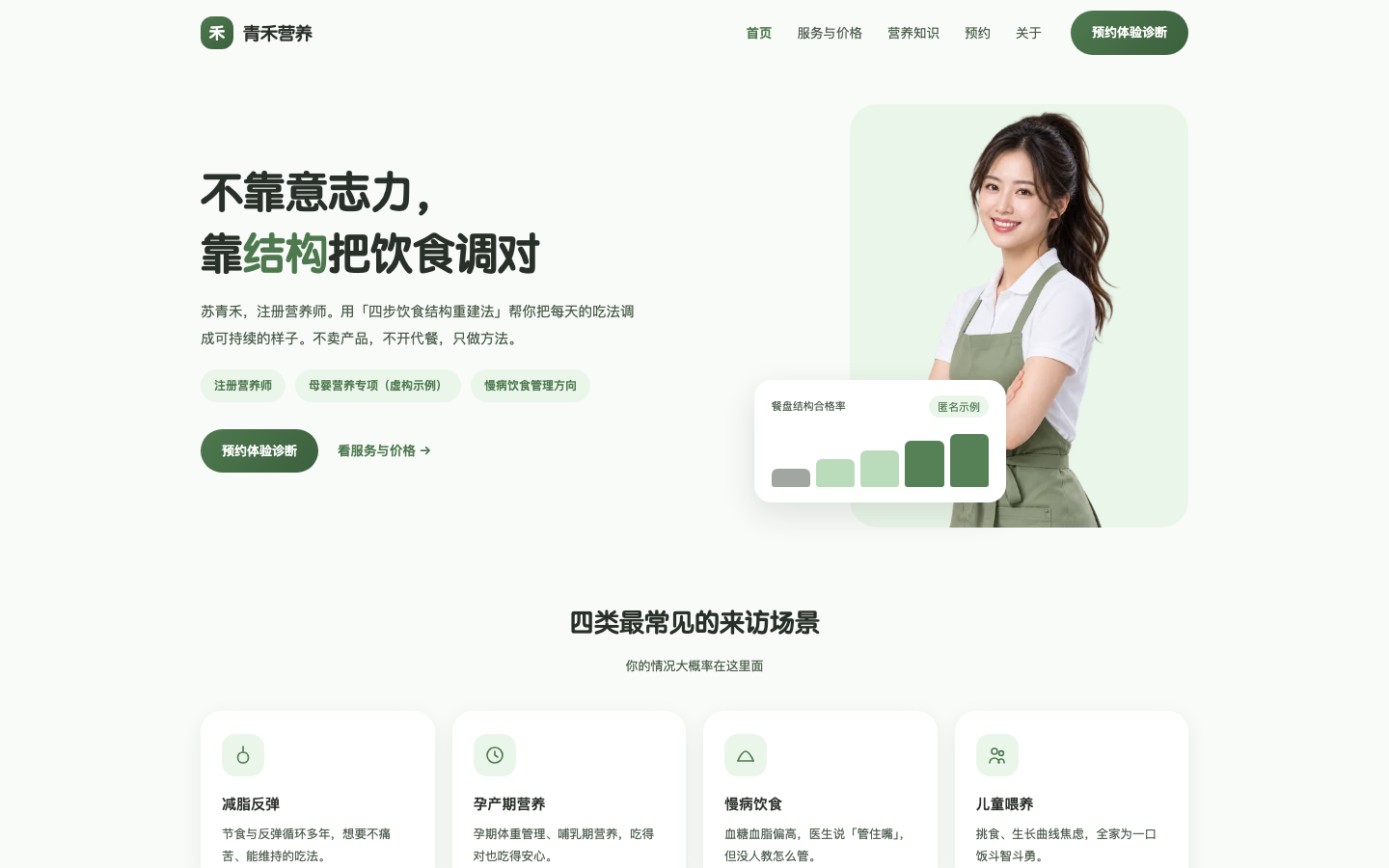 营养师方法站 · 清盈数据 预览截图